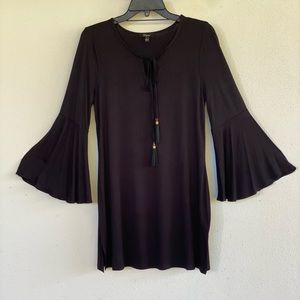 Cupio - Black Dress with Tassels